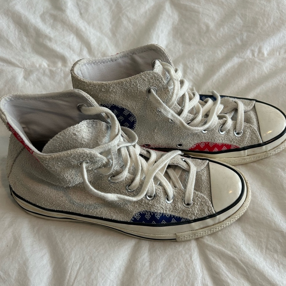 Patchwork Converse Chuck Taylor’s High Top Sneaker